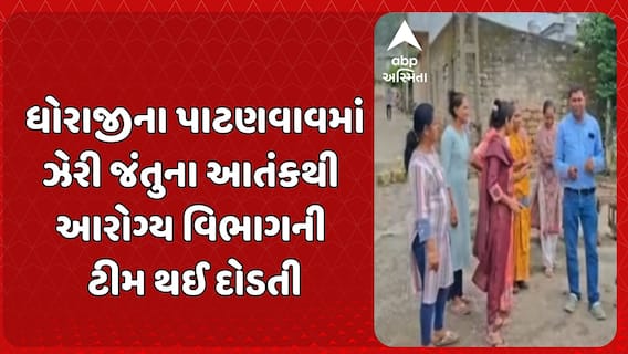 Dhoraji News : ધોરાજીના પાટણવાવમાં ઝેરી જંતુના આતંકથી આરોગ્ય વિભાગની ટીમ થઈ દોડતી