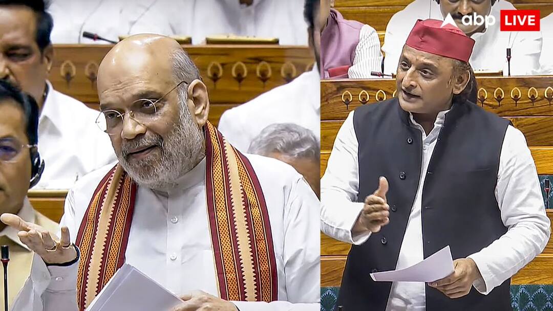 amit shah discussion on Operation Sindoor in Parliament give reply Samajwadi Party Akhilesh Yadav 'आपकी पाकिस्तान से बात होती है क्या? आतंकियों का धर्म देखकर दुखी मत होइए!' अखिलेश यादव से ये क्या बोले अमित शाह