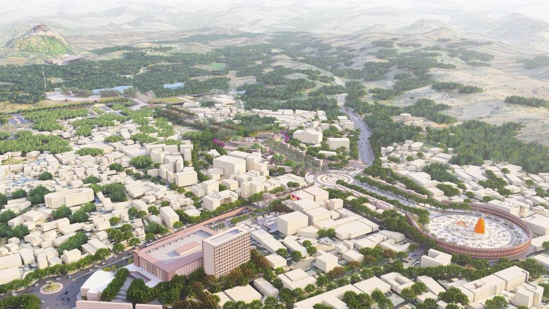 અંબાજી યાત્રાધામની કાયાકલ્પ: ₹1632 કરોડનો મેગા માસ્ટર પ્લાન, મંદિરથી ગબ્બર સુધી ભવ્ય 'શક્તિ કૉરિડોર' બનશે Ambaji Yatra Dham to Get ₹1632 Cr Makeover, Grand Corridor & 50-Year Development Vision અંબાજી યાત્રાધામની કાયાકલ્પ: ₹1632 કરોડનો મેગા માસ્ટર પ્લાન, મંદિરથી ગબ્બર સુધી ભવ્ય 'શક્તિ કૉરિડોર' બનશે