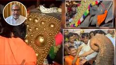 धीरूभाई अंबानी पेट्रोल पंपावर पेट्रोल-डिझेल सोडण्याचे काम करत होते तेव्हापासून नांदणी मठाकडून हत्तीचे संगोपन; राजू शेट्टींचा संताप