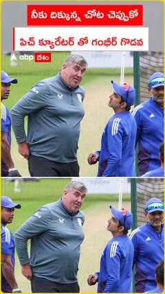 Gambhir Fight with Pitch Curator