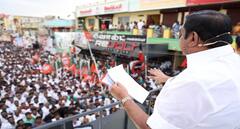 மருத்துவமனையிலும் ஸ்டாலின் டேபிள் மீட்டிங் நாடகம்... காரைக்குடியில் கொந்தளித்த இபிஎஸ்