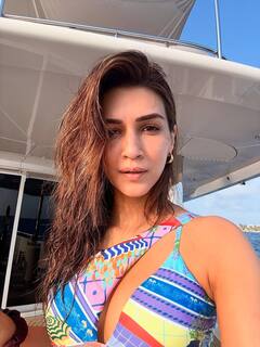 દરિયાની વચ્ચે કૃતિ સેનને કરી જન્મદિવસની ઉજવણી, સ્કર્ટ ટૉપમાં આપ્યા પોઝ