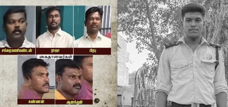 Madurai Madapuram Ajith Kumar murder case 5 policemen remanded custody further investigation tnn அஜித் குமார் கொலை வழக்கு: காலரை தூக்கிவிட்டு கெத்தாக சென்ற காவலர்கள்