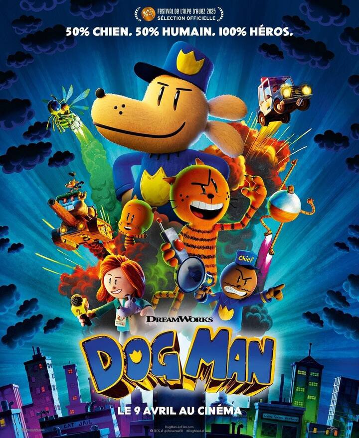 Dav Pilke's Children's Nowal is based on the animated superhero comedy 'Dog Man'. This film will be released on August 11 and you can watch it on Jio Hotstar.