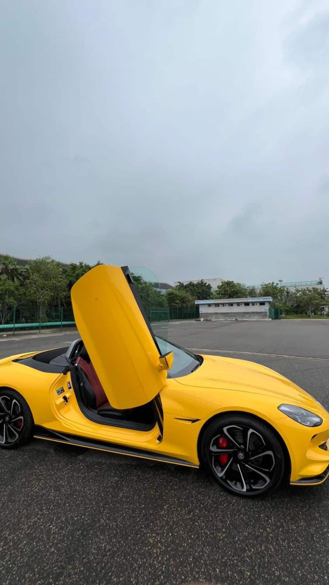 MG Cyberster Driven In India