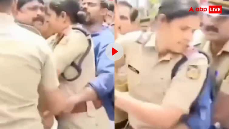 थाने जाकर डंडे खाएगा… पुलिस पकड़ने गई थी इसने लेडी पुलिस को ही पकड़ लिया, वीडियो देख आ जाएगी