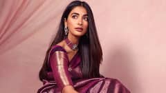 8 Glamorous Saree Looks Of Puja Hegde That Spell Festive Elegance