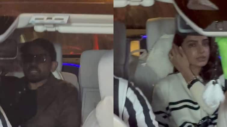 Samantha raj nidimoru spotted on same car went to restaurant video gone viral Samantha Raj Nidimoru: మరోసారి వార్తల్లో నిలిచిన సమంత, రాజ్ - ఒకే కారులో రెస్టారెంట్‌కు?