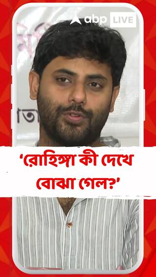 ভোটের জন্য তৃণমূল যা খুশি করতে পারে...রোহিঙ্গা কী দেখে বোঝা গেল?:  সৃজন