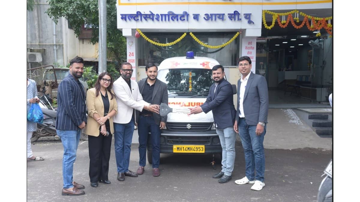 Healing Pharma Donates Ambulance To Pune’s Bhakti Siddhant Hospital Taking A Step Towards Saving Lives