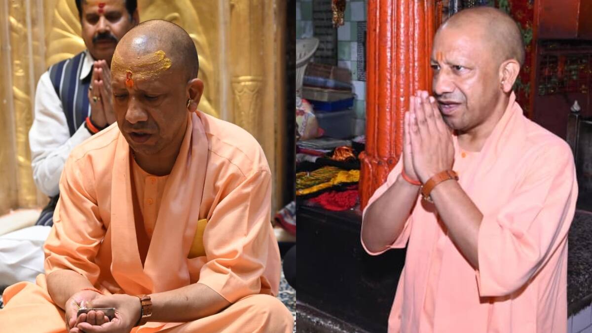 PM मोदी के दौरे से पहले वाराणसी पहुंचे CM योगी, काल भैरव और काशी विश्वनाथ  मंदिर में की पूजा | CM Yogi reached Varanasi before PM Modi visit  worshipped Kaal Bhairav and Kashi Vishwanath