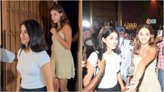 स्टाइलिश अंदाज में स्पॉट हुई बेस्टी अनन्या पांडे और नव्या नवेली नंदा, फ्रेंडशिप डे से पहले एंजॉय की डिनर डेट