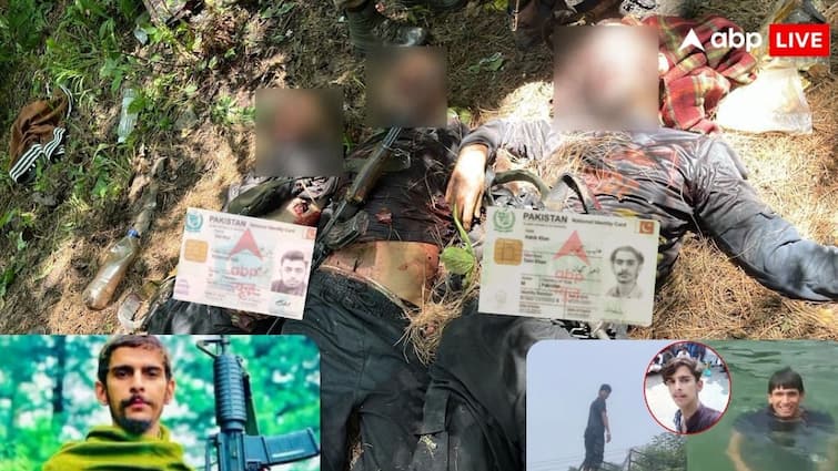 Super Exclusive: पाकिस्तानी पहचान पत्र और लश्कर के हेडक्वार्टर में ट्रेनिंग का वीडियो आया सामने, पहलगाम हमले में PAK के हाथ का सबसे बड़ा सबूत Operation Mahadev Pahalgam terror attack ABP News got solid proof of 3 Killed terrorists Pakistani identified as Suleman Shah alias Faisal Jatt alias Bilal Afzal Hamza Afghani and Jibran Bhai ann Super Exclusive: पाकिस्तानी पहचान पत्र और लश्कर के हेडक्वार्टर में ट्रेनिंग का वीडियो आया सामने, पहलगाम हमले में PAK के हाथ का सबसे बड़ा सबूत