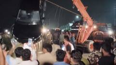 Woman's Body Recovered As Car Plunges Into Yamuna River In Haryana, Search For Husband On