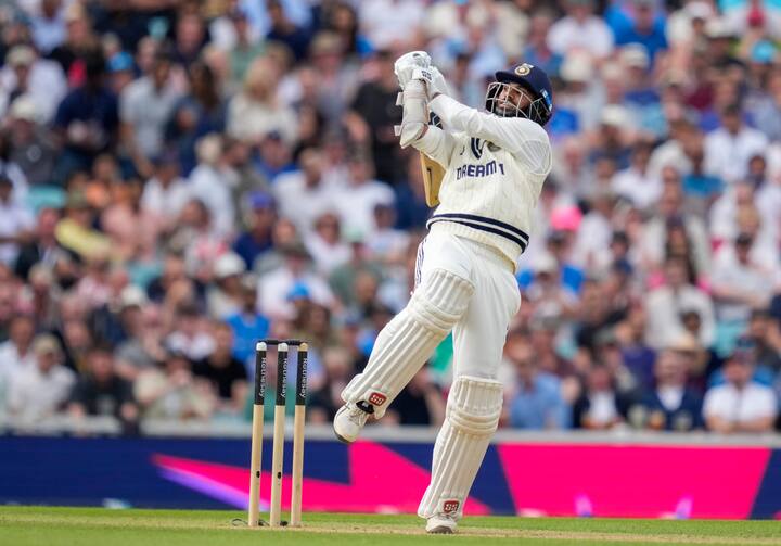 पाचव्या कसोटीच्या दुसऱ्या डावात वॉशिंग्टन सुंदरने इंग्लंडच्या गोलंदाजांना चांगलेच झोडपलं.