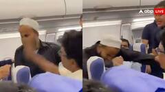 इंडिगो फ्लाइट में मुस्लिम यात्री को शख्स ने मारा थप्पड़, चिल्लाती रही एयर होस्टेस; वीडियो वायरल