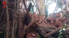 ফের বাড়ি ভাঙল কলকাতায়, এবার মানিকতলা, আহত ২ শিশু