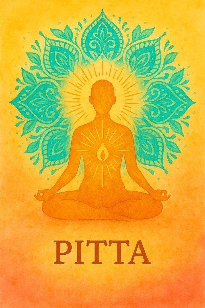 २. मध्यम प्रकृती / मजबूत शरीरप्रकार (Pitta type):शरीर गरम राहणं, त्वचा संवेदनशील असणं, भरपूर घाम येणं ही लक्षणं असतात.