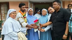 छत्तीसगढ़ में जबरन धर्म परिवर्तन के आरोप में गिरफ्तार केरल की 2 नन जमानत पर रिहा, इन नेताओं ने किया स्वागत