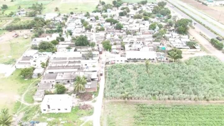 कायदा सुव्यवस्थेचा प्रश्न होऊ नये म्हणून ड्रोनद्वारे लक्ष ठेवत आहेत.