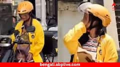 ৪ বছরের মেয়ে ক্যানসার আক্রান্ত, পার্সেল বক্সে তাকে নিয়েই ডেলিভারির কাজ মায়ের ! জীবনসংগ্রামের এক ঝলক চোখে জল আনবে