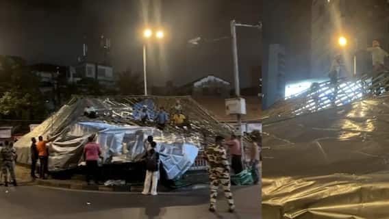 Dadar Kabutar khana: दादरचा कबुतरखाना BMC ने ताडपत्री टाकून बंद केला, धान्य टाकणाऱ्यांवर गुन्हा दाखल करण्याचा इशारा Dadar Kabutar khana: दादरचा कबुतरखाना BMC ने ताडपत्री टाकून बंद केला, धान्य टाकणाऱ्यांवर गुन्हा दाखल करण्याचा इशारा