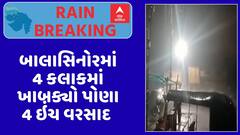Mahisagar Rain : મહિસાગરમાં ધોધમાર વરસાદ, બાલાસિનોરમાં 4 કલાકમાં ખાબક્યો પોણા 4 ઇંચ વરસાદ