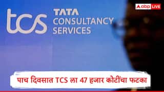 Share Market :  TCS ला पाच दिवसात तब्बल 47000 कोटींचा फटका, रिलायन्स अन्  HDFC ची जोरदार कमाई 
