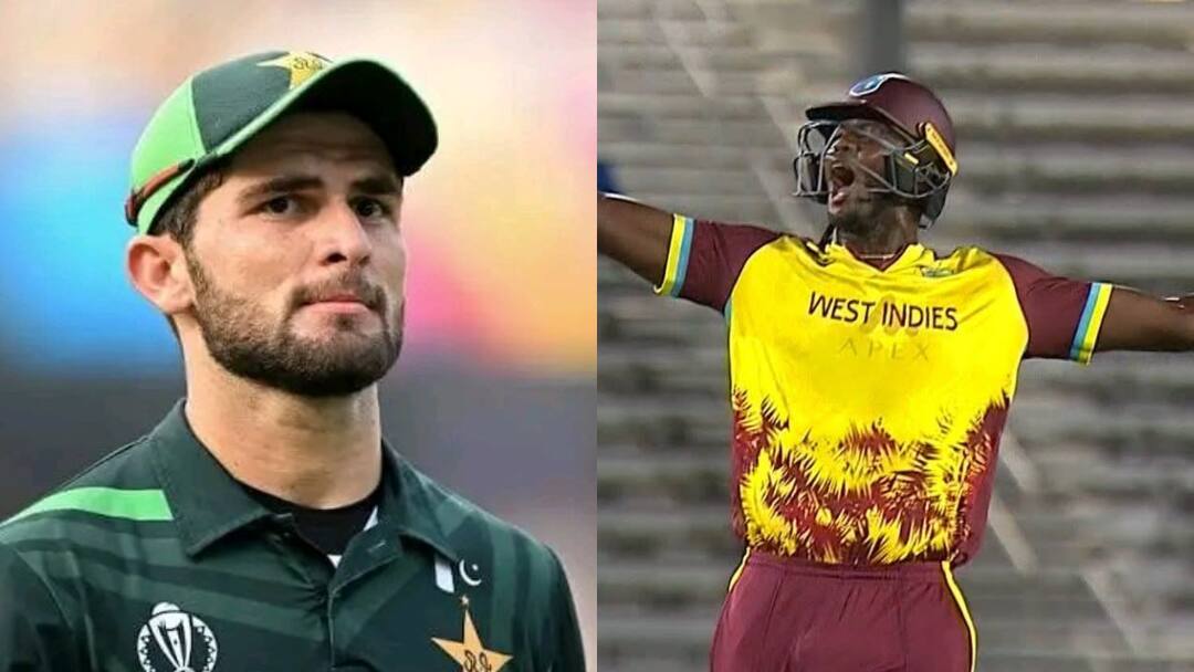 WI vs PAK 2nd T20: 1 गेंद पर चाहिए थे 4 रन, जेसन होल्डर ने चौका मारकर जिताया रोमांचक मैच; दूसरे T20 में पाकिस्तान हारा wi vs pak 2nd t20 highlights jason holder match winning shot in last ball shaheen afridi over west Indies beat pakistan WI vs PAK 2nd T20: 1 गेंद पर चाहिए थे 4 रन, जेसन होल्डर ने चौका मारकर जिताया रोमांचक मैच; दूसरे T20 में पाकिस्तान हारा