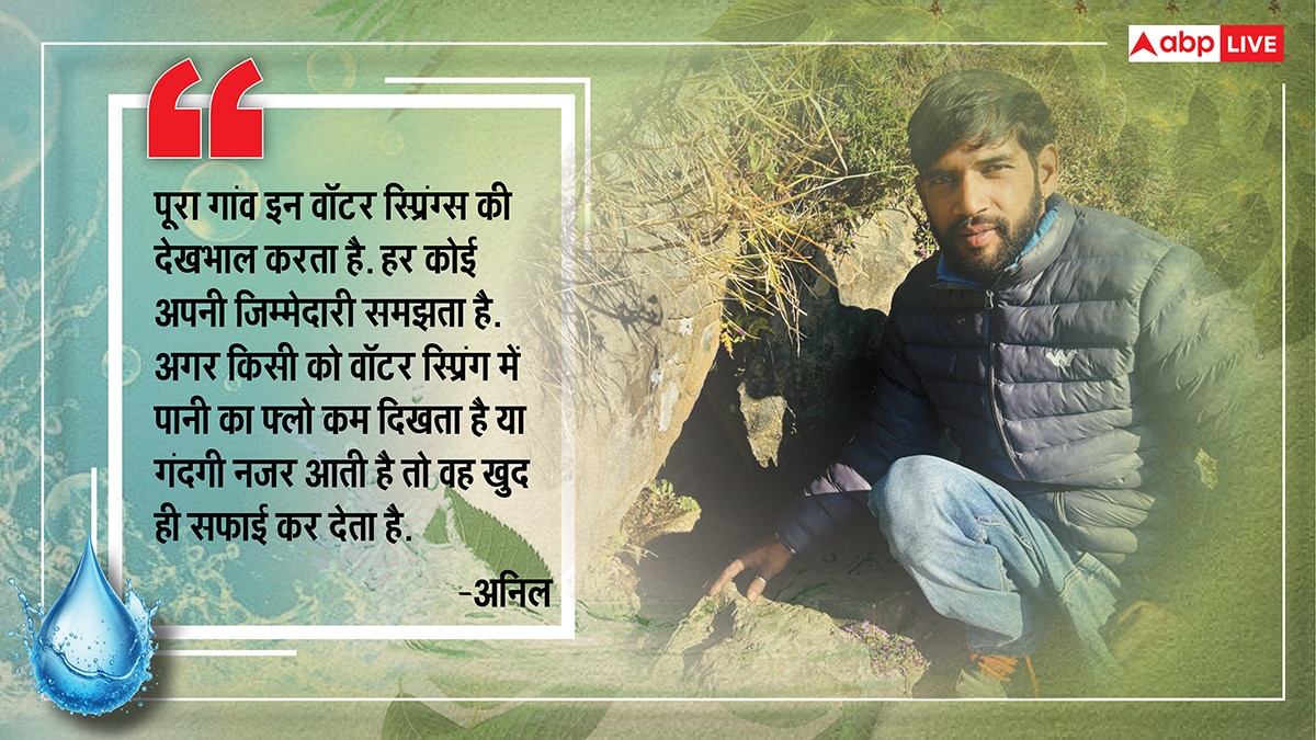 पहाड़ की प्यास बुझाने के लिए खोले वॉटर स्प्रिंग्स के रास्ते, मैदानी इलाकों पर भी कर रहे 'अहसान