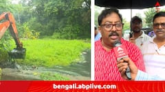 বারাসাত পুরসভার ৪ নম্বর ওয়ার্ডে নিকাশি বেহাল, টানা বৃষ্টিতে জমা জলে নাভিশ্বাস, বিক্ষোভ এলাকাবাসীর