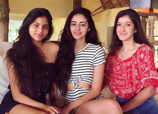 Suhana Khan, Ananya Pandey and Shanaya Kapoor are childhood friends. Often all three are seen enjoying together.