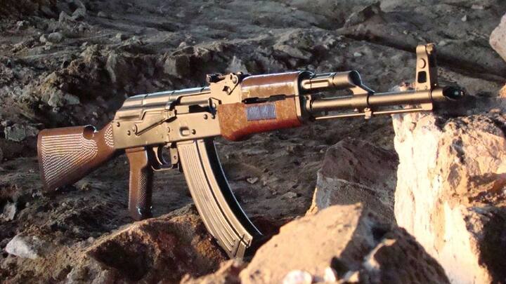 Once the bullet is left out of AK-47, its speed is 710 meters per second. This rifle is so powerful that it can hit the walls and car doors and kill a person sitting behind it.