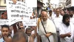 दादर कबुतरखान्यावरील पालिकेच्या कारवाईनंतर जैन समाज आक्रमक, मुंबईत शांतीदूत यात्रा काढली