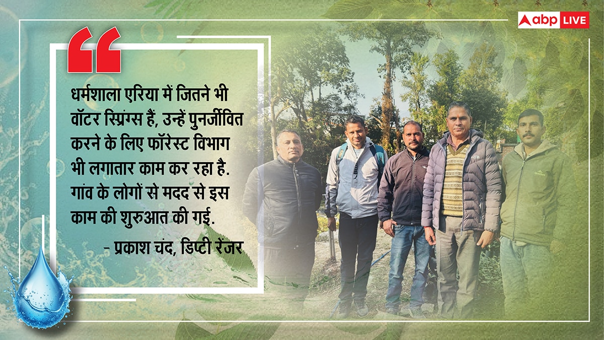 पहाड़ की प्यास बुझाने के लिए खोले वॉटर स्प्रिंग्स के रास्ते, मैदानी इलाकों पर भी कर रहे 'अहसान