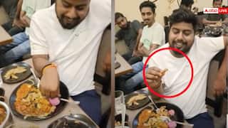 Video: फ्री की बिरयानी के लिए गंदी करतूत, वेज थाली में खुद डाल दी हड्डी, चालाकी कैमरे में कैद