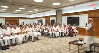 PM Modi NDA Meeting: ఎన్డీఏ పార్లమెంటరీ పార్టీ సమావేశం, హర హర మహాదేవ్ నినాదాలతో ప్రధాని మోదీకి స్వాగతం