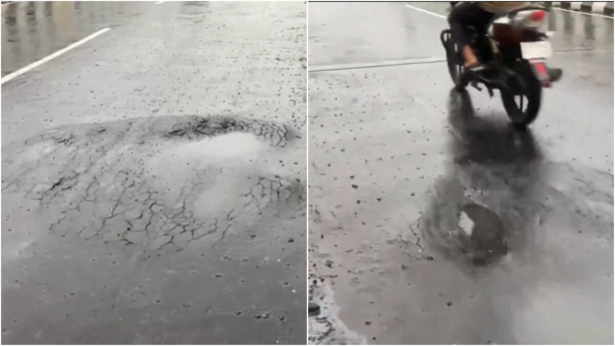 WATCH | Part Of Patna’s Rs 422-Crore Double-Deck Flyover Sinks After Heavy Rainfall