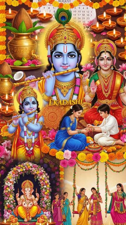 கிருஷ்ண ஜெயந்தி, விநாயகர் சதுர்த்தி உட்பட ஆகஸ்ட் 2025 பண்டிகைகளின் பட்டியல்