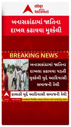 Banaskantha News: બનાસકાંઠામાં જાતિના દાખલા કઢાવવા પડતી મુશ્કેલી મુદ્દે આદિવાસી સમાજની રેલી
