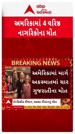 US Accident : અમેરિકામાં માર્ગ અકસ્માતમાં ગુજરાતી મૂળના 4 નાગરિકોના મોત