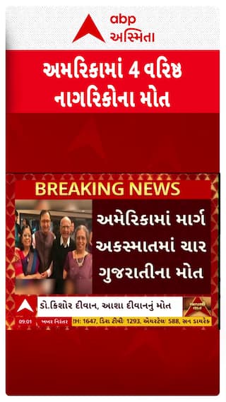 US Accident : અમેરિકામાં માર્ગ અકસ્માતમાં ગુજરાતી મૂળના 4 નાગરિકોના મોત