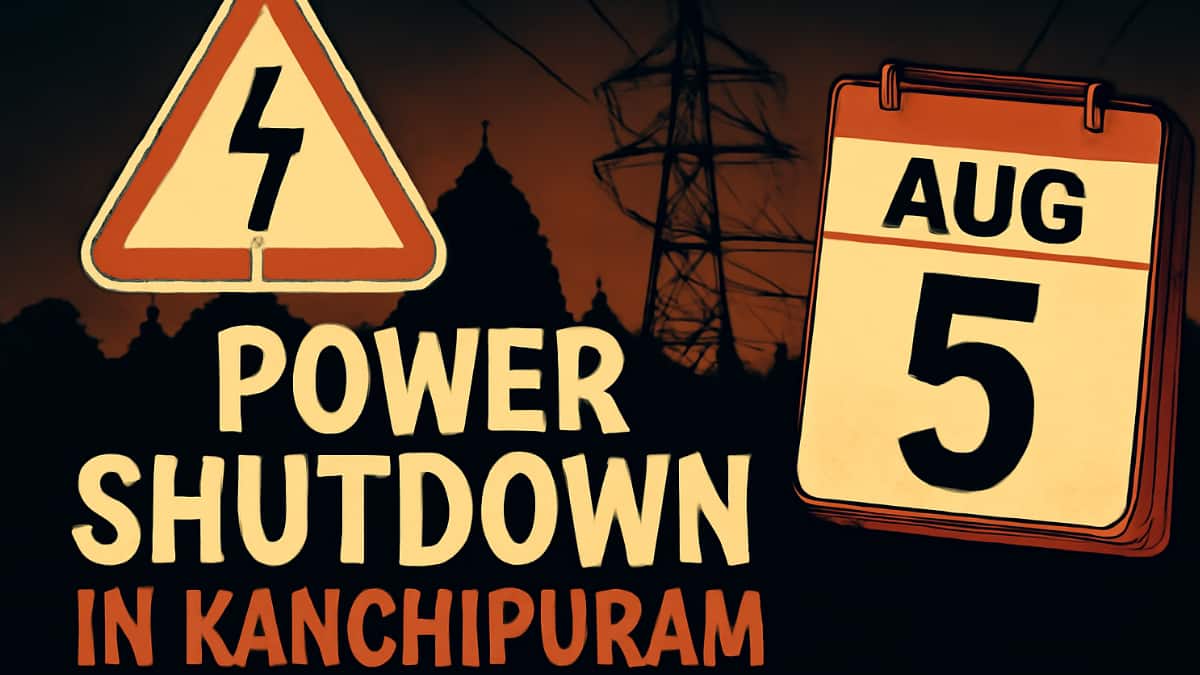 காஞ்சிபுரத்தில் நாளை முக்கிய இடங்களில் மின்தடை.. முன்னாடியே எல்லாம் ரெடி பண்ணி வச்சிகோங்க