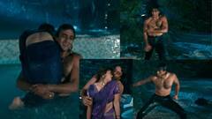 VIDEO : बरसणारा पाऊस, चिंब भिजलेली नगमा अन् त्यात संजय दत्तचा अनावश्यक कुंफू-कराटे; कुणालाच लॉजिक समजेना