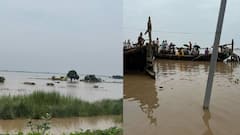 पटना में गंगा नदी खतरे के निशान के पार, बाढ़ का खतरा बढ़ा, कई झोपड़ियां डूबीं