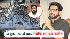 कबुतरं म्हणजे एकनाथ शिंदेंचे आमदार नाहीत; आदित्य ठाकरेंचा एकनाथ शिंदेंना टोला, दिल्लीला रवाना