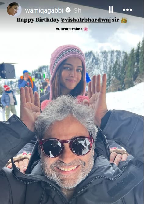 Wamiqa Gabbi Pens Heartfelt Wish For Her ‘Guru’ Vishal Bhardwaj On His 60th Birthday