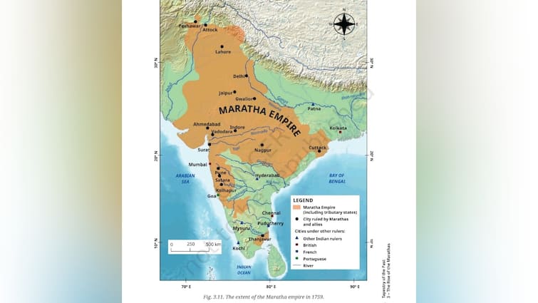 NCERT Class 8 Textbook Map Depicts Rajasthan Under Maratha Empire, Royals Say ‘Distorting Legac NCERT Class 8 Textbook Map Depicts Rajasthan Under Maratha Empire, Royals Say ‘Distorting Legac