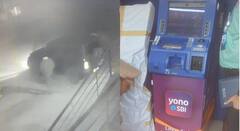 थार गाडीच्या मदतीने चक्क एटीएम मशीन ओढून फोडण्याचा प्रयत्न; छत्रपती संभाजीनगरच्या शहानूरवाडीतील चोरीचा प्रयत्न फसला